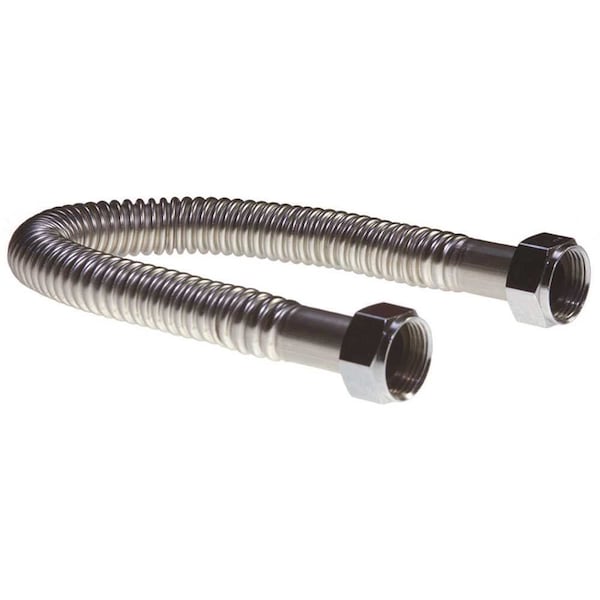 Falcon 3/4 in. I.D. SS Flex with 3/4 in. FIP x 3/4 in. FIP x 24 in. Supply Line FF-24 - main
